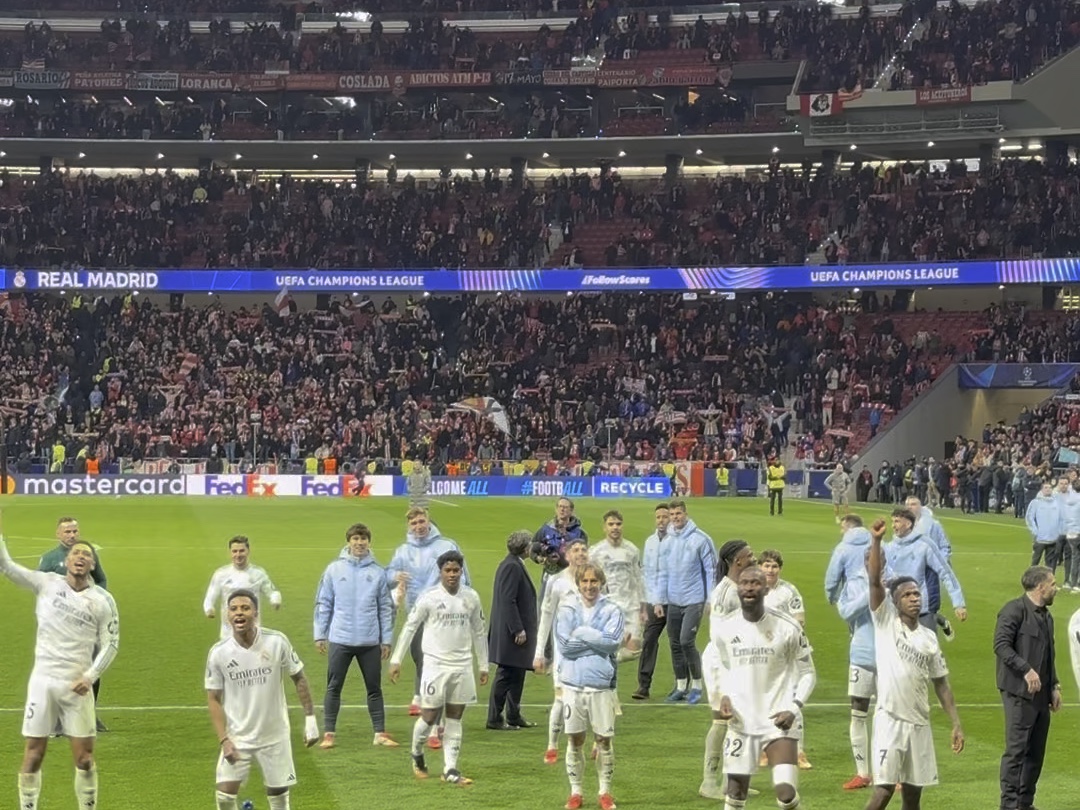 马竞今日表现抢眼，莫德里奇整场无解，教练赛后亲自拥抱的简单介绍